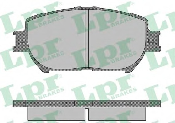 05P1361 LPR Комплект гальмівних колодок з 4 шт. дисків