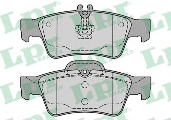 05P1232 LPR Тормозные колодки 05P1232