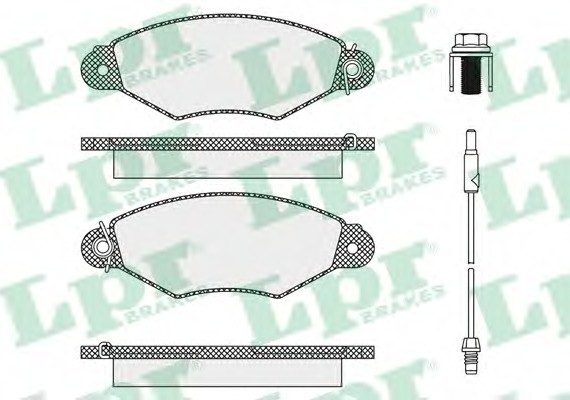 05P1106 LPR Тормозные колодки 05P1106