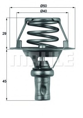 TX 66 91D MAHLE Термостат Mahle TX 66 91D