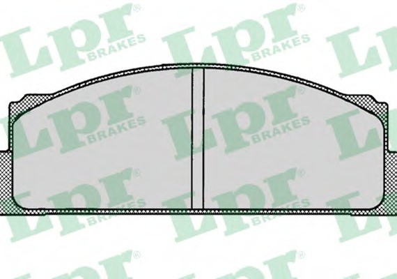 05P003 LPR Комплект гальмівних колодок з 4 шт. дисків