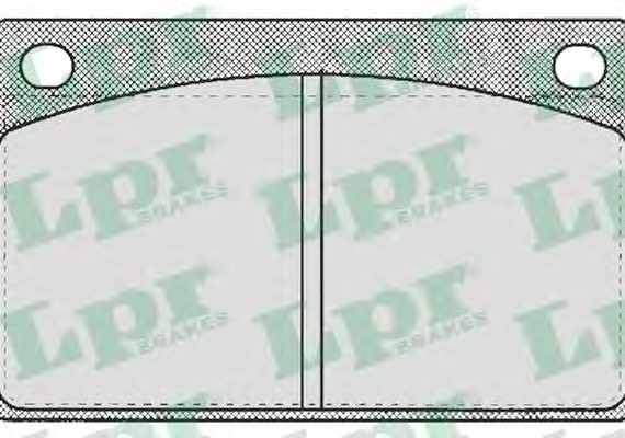 05P161 LPR Тормозные колодки 05P161