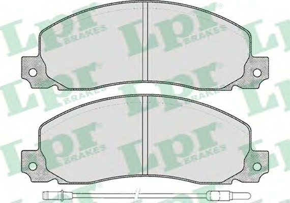 05P278 LPR Тормозные колодки 05P278