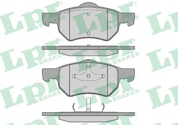 05P841 LPR Комплект гальмівних колодок з 4 шт. дисків