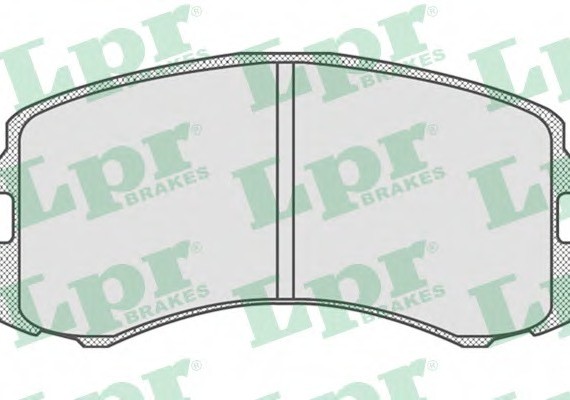 05P826 LPR Комплект гальмівних колодок з 4 шт. дисків