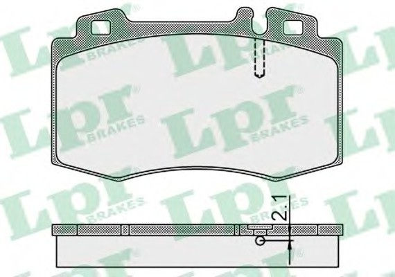 05P899 LPR Тормозные колодки 05P899