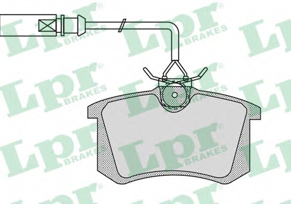 05P980 LPR Тормозные колодки 05P980