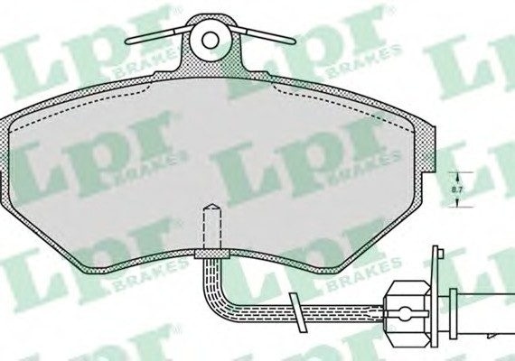 05P979 LPR Гальмівні колодки 05P979