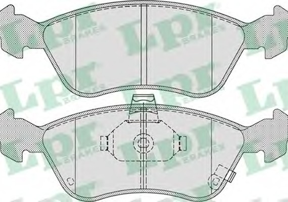 05P709 LPR Тормозные колодки 05P709