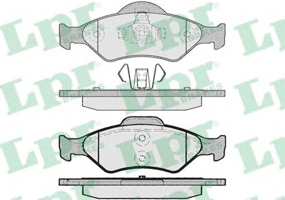 05P795 LPR Тормозные колодки 05P795