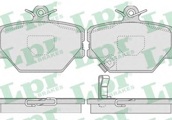 05P761 LPR Гальмівні колодки 05P761