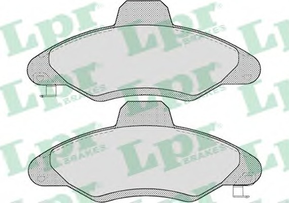05P717 LPR Тормозные колодки 05P717