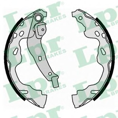 Колодки гальмівні барабанні Geely MK (05-)/ Suzuki Swift III/ Toyota Yaris (99-05) (08660) LPR