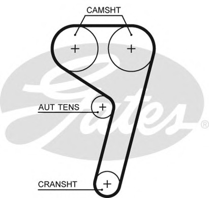 5669XS GATES Ремень ГРМ 5669XS GATES