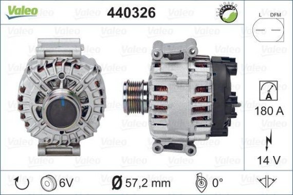 440326 Valeo PHC Генератор 440326 VALEO