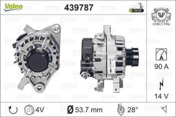 439787 Valeo PHC Генератор 439787 VALEO