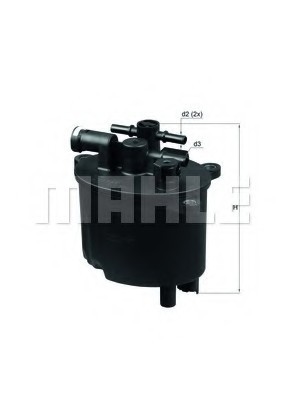 KL581 MAHLE Фильтр топливный KL581