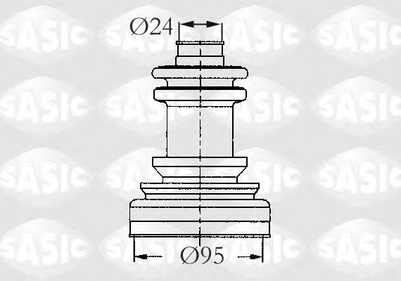 2933423 SASIC К/т пыльников 2933423