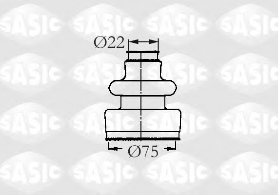 2933593 SASIC К/т пыльников 2933593