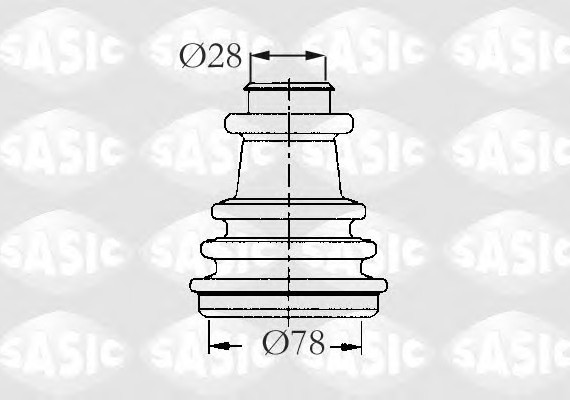 2933733 SASIC К-т пыльников 2933733