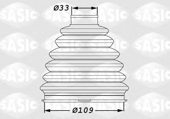 1900004 SASIC Пыльник шруса 1900004