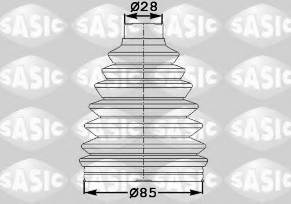 1904040 SASIC Пыльник шруса 1904040