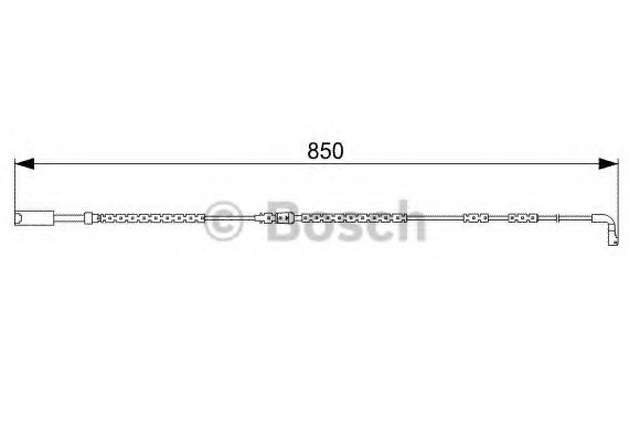 1987473030 BOSCH Гальмівні аксесуари (Датчик зносу колодки) BOSCH