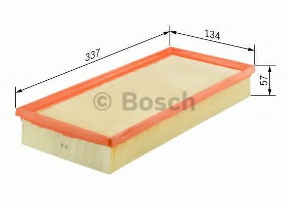 1457429994 BOSCH Фільтр повітряний AUDI: 100 76-82, 100 82-90, 100 Avant 77-83, 100 Avant 82-90, 80 78-86, 80 86-91, 8 1457429994 BOSCH