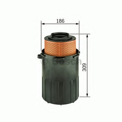 1457433005 BOSCH Фильтр воздушный MERCEDES-BENZ: T1 77-96, T1 77-96, T1 автобус 77-96, T1 автобус 77-96, T1 фургон 77 1457433005 BOSCH