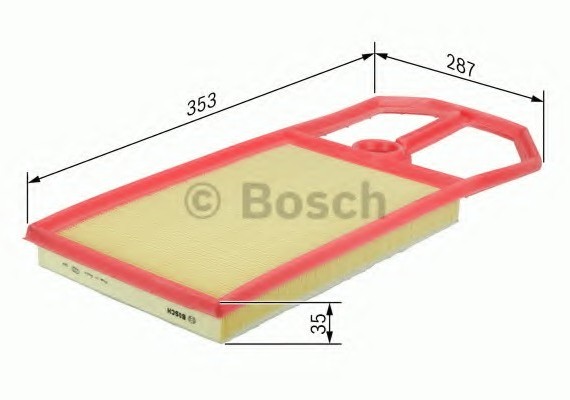 F026400148 BOSCH Фільтр повітряний BMW: 1 кабріо 08-, 1 купе 07-, 3 05-, 3 Touring 05-, 3 кабріо 06-, 3 купе 06-, Z4 0 F026400148 BOSCH