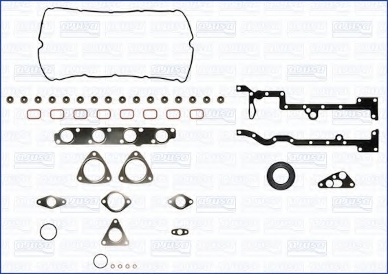 51034500 AJUSA Комплект прокладок двигателя полный, без ГБЦ CITROEN-FIAT-PEUGEOT 2006->22DT(4HU)(4HV),22CT(4HM)2198 51034500 AJUSA