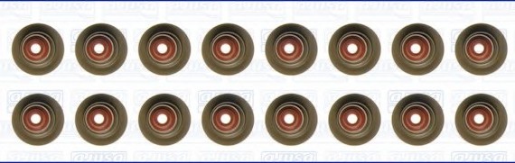 57031200 AJUSA Колпачок маслосъемный комплект (16 шт) Renault Logan 1,6 Clio/Megane/Laguna/Scenic/Kangoo/Velsatis/T 57031200 AJUSA