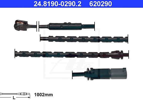 24819002902 Ate Датчик износа тормозных колодок BMW - X5 (E70) - xDrive 35 i BMW - X5 (E70) - xDrive 35 d , задний 24819002902 ATE