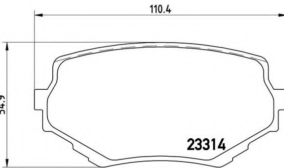 P79009 BREMBO (Германия) Колодки тормозные дисковые передн SUZUKI: GRAND VITARA (FT, GT) 98-03 , VITARA (ET, TA) 88-98 , VITA P79009 BREMBO