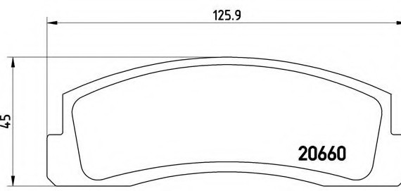 P41002 BREMBO (Германия) Колодки гальмівні дискові передні, LADA: NADESCHDA 1.7/1.7 i/1.8/1.8 i 97-, NIVA 1600/1700 i/1700 i P41002 BREMBO