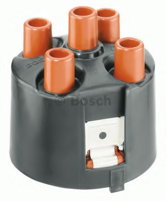 1235522444 BOSCH Крышка распределителя зажигания AUDI 80/100/A6 1,6-2,0; VW Golf, Passat, Polo 1,3-1,8; SEAT 1,8 1235522444 BOSCH