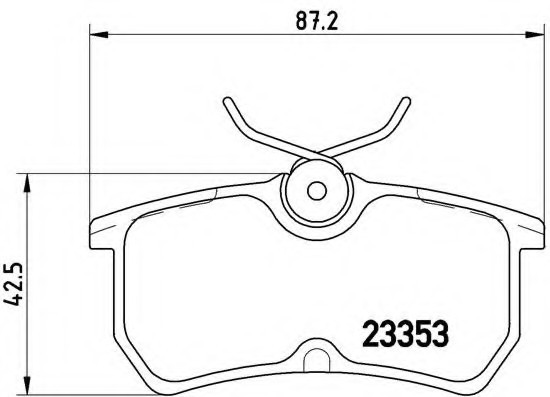 P24047 BREMBO (Германия) P24047_=693 00=FO668781=704 000B-SX=FDB1319B !колодки дисковые з. \ Ford Focus 1.4i-2.0i/1.8TD 98> P24047 BREMBO