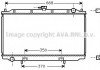 Радиатор системы охлаждения NISSAN: PRIMERA (P11) 1.6 16V/1.8 16V/2.0 16V 96 - 01 , PRIMERA Hatchbac DNA2181 AVA