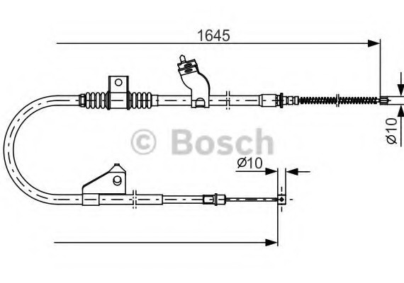 1987482275 BOSCH Гальмівний трос BOSCH