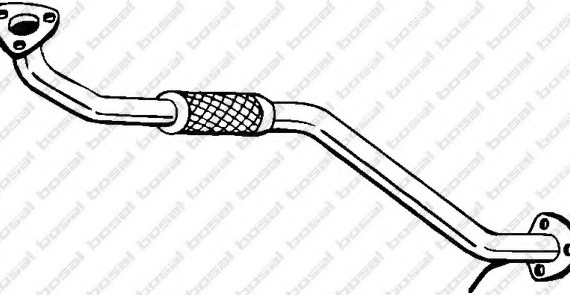 823869 BOSAL,Bosal Benelux N.V. 823-869_=P05.50N [96352212] !труба глушителя приемная \ Daewoo Lanos 1.3i/1.5i/1.6i & 16V 97-00 823869 BOSAL