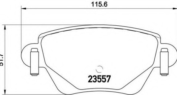 Гальмівні колодки дискові BREMBO