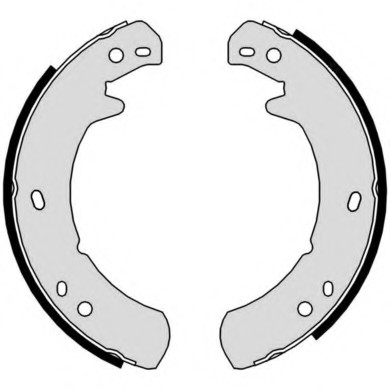 S44507 BREMBO (Германия) Гальмівні колодки барабанні BREMBO