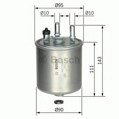 F026402081 BOSCH Паливний фільтр BOSCH