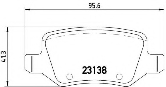 P50058 BREMBO (Германия) Гальмівні колодки дискові BREMBO