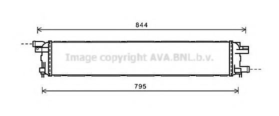 AI2361 AVA COOLING AVA AI2361_радиатор системы охлаждения! \ Audi A6/A7/S4/S5 2.8/3.0TDi/TFSi 09> AI2361 AVA