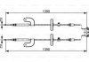 1 987 482 459_трос ручника! L=1390 \ Chevrolet Aveo 1.2-1.6/1.3D 11> 1987482459 BOSCH