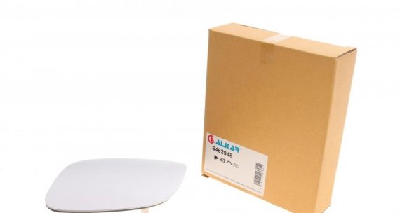 6462948 ALKAR 6462948_стекло зеркала правое! с кроншт. выпукл. с подогр. \ VW T5 03> 6462948 ALKAR