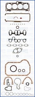 50113800 AJUSA Комплект прокладок двигателя полный AUDI 1990-1993,AAD,ABK.1984cc 50113800 AJUSA