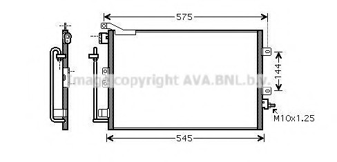 RT5417D AVA COOLING Радіатор кодиціонера