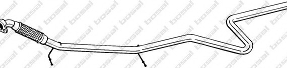 Фото труба выхлопная FORD FIESTA 02- (953-171) BOSAL 953171 BOSAL,Bosal Benelux N.V. 953171 BOSAL,Bosal Benelux N.V. Труба выхлопная FORD FIESTA 02- (953-171) BOSAL
